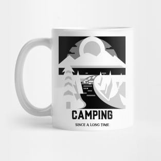 Camping Funny Camping Vintage Tent Since Mug